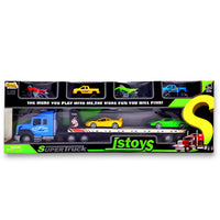 CYC Camion Trailer Madrina Escala 1:32 con Autos Juguete de Importación HP1140790