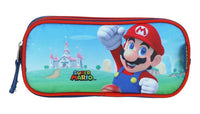Lapicera Estuche Escolar Chenson Mario Bros Castillo Mb65712 Color Azul Mb65712-9