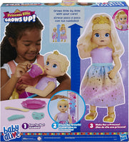 Baby Alive Muñeca Princesa Baby Grows Up Crece de Verdad Hasbro F5236