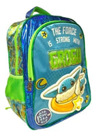 Mochila Escolar Grande Primaria Ruz Baby Yoda 175975 Grogu Color Verde