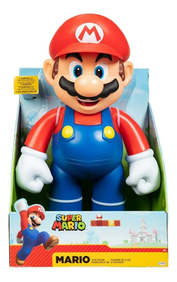 Nintendo Super Mario - Jakks Pacific - Mario géant (50cm env.)