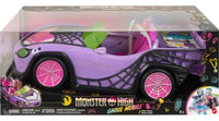 Coche De Juguete Monster High Ghoul Mobile Con Mascota