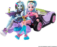 Coche De Juguete Monster High Ghoul Mobile Con Mascota