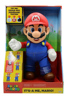 Its-a Me Super Mario Parlante Nintendo World 30cm Articulado Jakks Pacific
