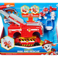 Paw Patrol Figura con Vehiculo Transformable Chase Bombero Spin Master 6062104