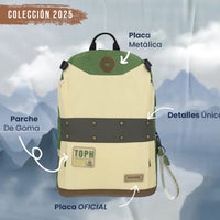 Mochila Avatar Toph Nacion de Tierra Yadatex Porta Laptop