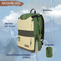 Mochila Avatar Toph Nacion de Tierra Yadatex Porta Laptop