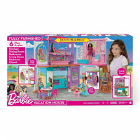 Barbie Casa de Vacaciones Mattel HCD50 Color Rosa