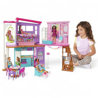 Barbie Casa de Vacaciones Mattel HCD50 Color Rosa