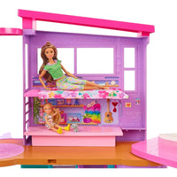 Barbie Casa de Vacaciones Mattel HCD50 Color Rosa
