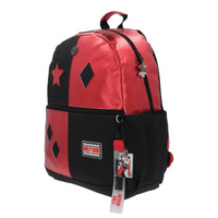 Mochila Grande Harley Quinn rojo y negro Yadatex Porta Laptop BAT007-BP233A