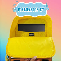 Mochila Grande Bob Esponja con Manitas BOB005-BP134A