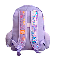 FM Mochila Chica Kinder Bely y Beto SIRENA LENTEJUELAS BE504K35BP