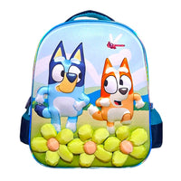 FM Mochila Chica Kinder Bluey Flores
