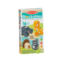 Blockables Melissa & Doug Animales Bosque Madera Conectables