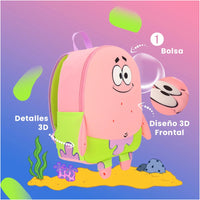 Mochila con la Figura Patricio De Bob Esponja Yadatex