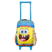 FM Mochila Ruedas Escolar Grande Bob Esponja SB104A15WH