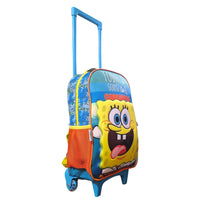 FM Mochila Ruedas Escolar Grande Bob Esponja SB104A15WH