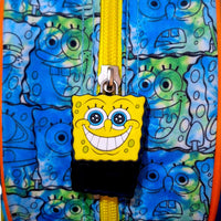 FM Mochila Ruedas Escolar Grande Bob Esponja SB104A15WH