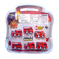 CYC Set de 6 Camion De Bomberos de Friccion 19512724502