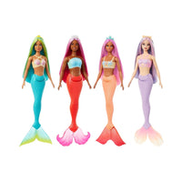 Barbie Fantasía Muñeca Sirenas Cabello de Colores