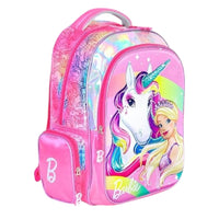 Mochila Escolar Barbie Unicornio Yadatex Porta Laptop BRB014-BP141A