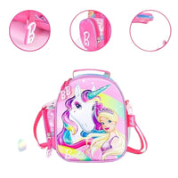 Lonchera Termico Escolar Escolar Barbie Unicornio Yadatex BRB014-LB052A