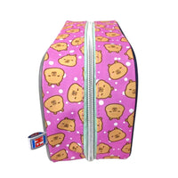 FM Lapicera Escolar Capybara Lunares Rosa