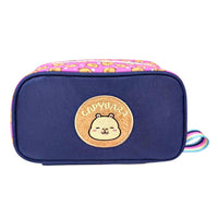 FM Lapicera Escolar Capybara Lunares Rosa