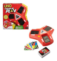 Uno Triple Play Juego De Mesa Mattel Hcc21 Familiar