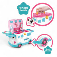 CYC Set Juego De Doctor Clinica Movil Juguete de Importacion HP1179972