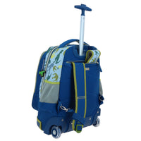 Mochila Con Ruedas Grande Azul Chenson Dinosaurio Trerror CO66404-9