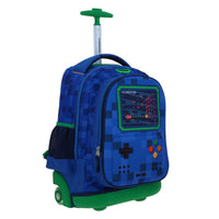 Mochila Grande Con Ruedas Y Luces Led Chenson Gamer GALAGA CO70338-9