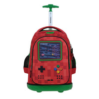 Mochila Grande Con Ruedas Y Luces Led Chenson Gamer GALAGA CO70338-R