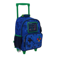 Mochila Chica Chenson Con Ruedas Escolar Kinder Gamer GALAGA CO70339-9