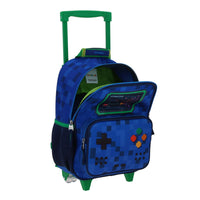 Mochila Chica Chenson Con Ruedas Escolar Kinder Gamer GALAGA CO70339-9