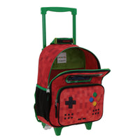 Mochila Chica Chenson Con Ruedas Escolar Kinder Gamer GALAGA CO70339-R