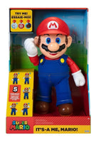 Its-a Me Super Mario Parlante Nintendo World 30cm Articulado Jakks Pacific