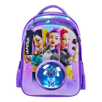 FM Mochila Escolar Grande Kpop Demon Hunters