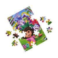 Mochila Dora Con Rompecabezas 3 en 1