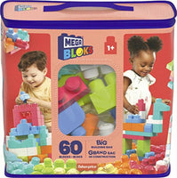 Mega Bloks Juguete de Construcción Bolsa de 60 piezas DCH54 Mattel