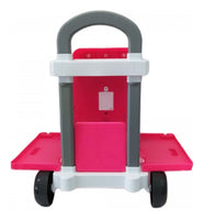 Carrito De Comida Juguete Con Sonidos 41 Accesorios Rosa