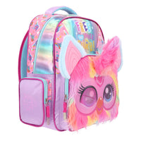 Mochila Grande Escolar Furby Rosa