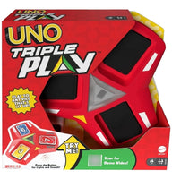 Uno Triple Play Juego De Mesa Mattel Hcc21 Familiar