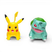 Pack 2 Figuras de Batalla Pokemon Pikachu y Bulbasaur PKW3587