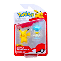 Pack 2 Figuras de Batalla Pokemon Pikachu y Quaxly PKW3357