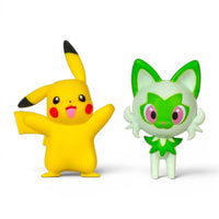 Pack 2 Figuras de Batalla Pokemon Pikachu y Sprigatito PKW3358