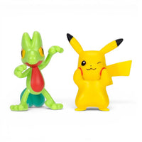 Pack 2 Figuras de Batalla Pokemon Pikachu y Treecko PKW3593