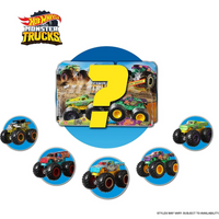 Hot Wheels Monster Trucks, Monster Trucks 2-Pack Surtido Escala 1:64, Vehículos, Autos de Juguete, Edad: 3+, FYJ64