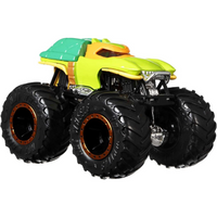 Hot Wheels Monster Trucks, Monster Trucks 2-Pack Surtido Escala 1:64, Vehículos, Autos de Juguete, Edad: 3+, FYJ64